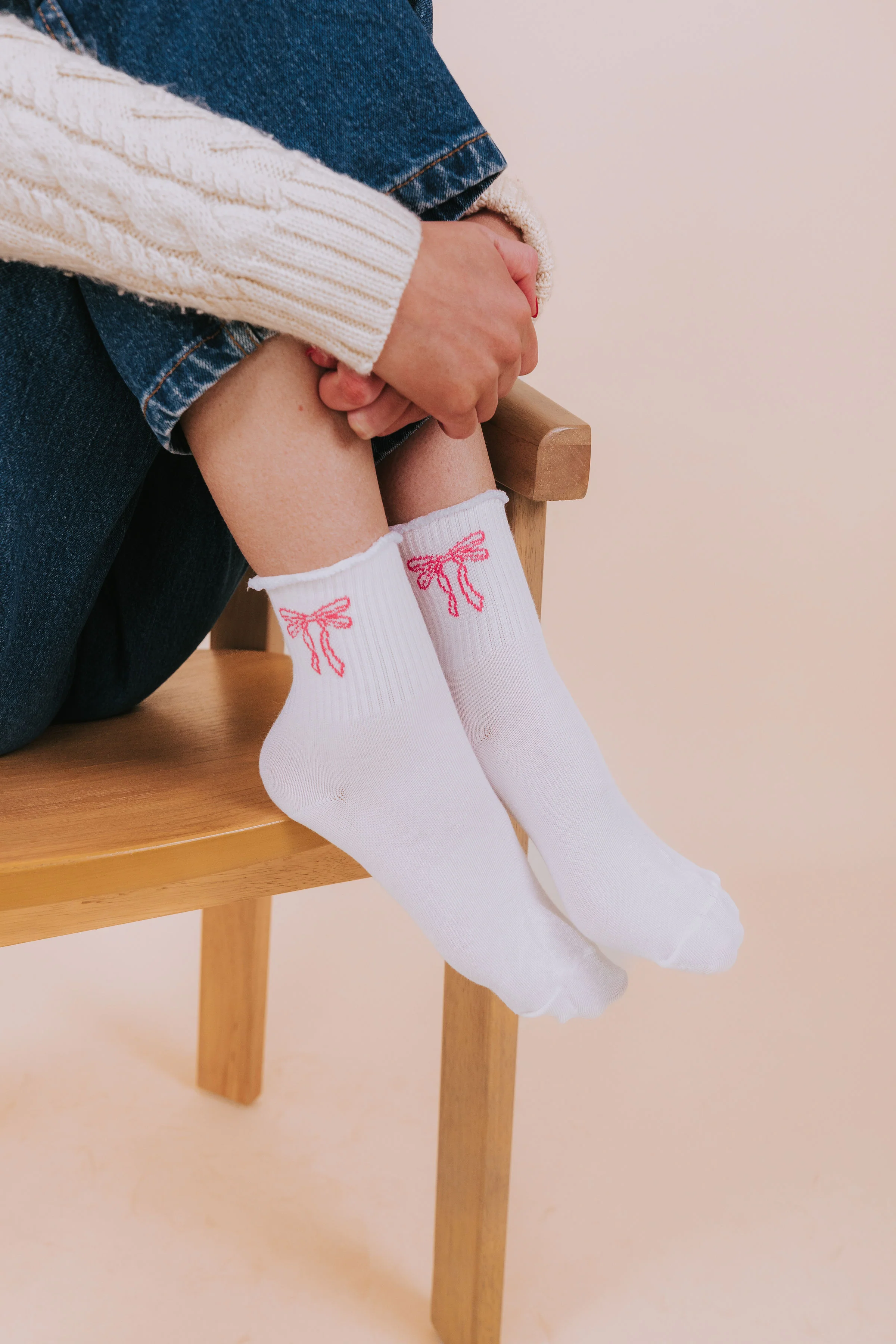 Bow On Top Socks - Image 2