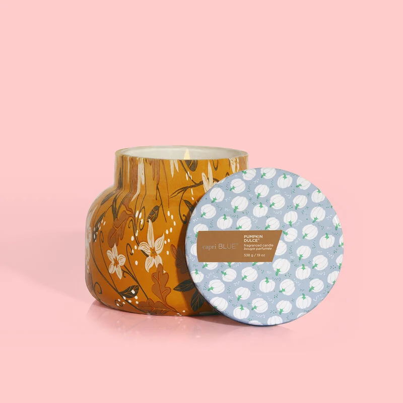 CAPRI BLUE - Pumpkin Dulce Holiday Pattern Play Signature Jar, 19 oz - Image 5