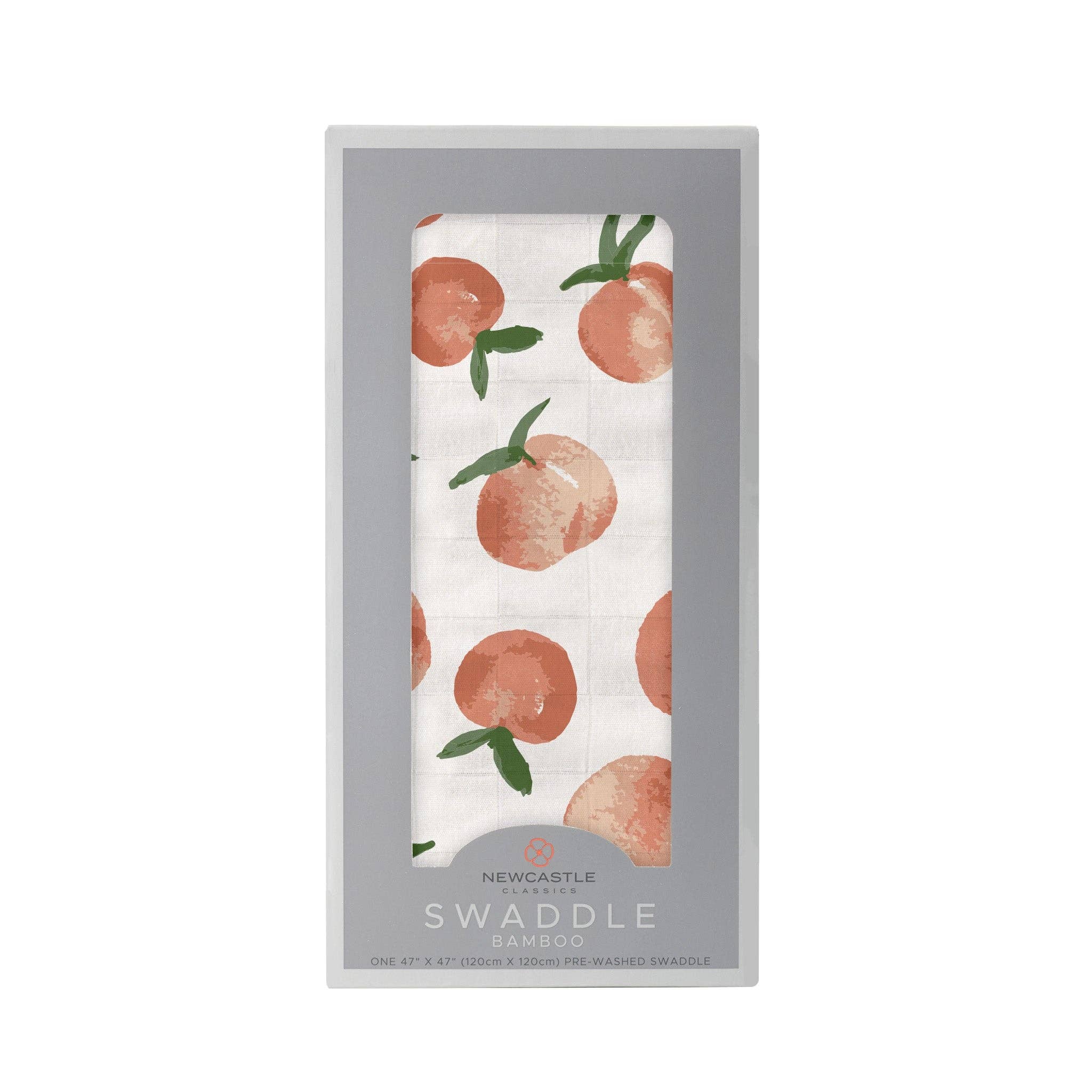 BABY - Carnelian Peaches Bamboo Swaddle