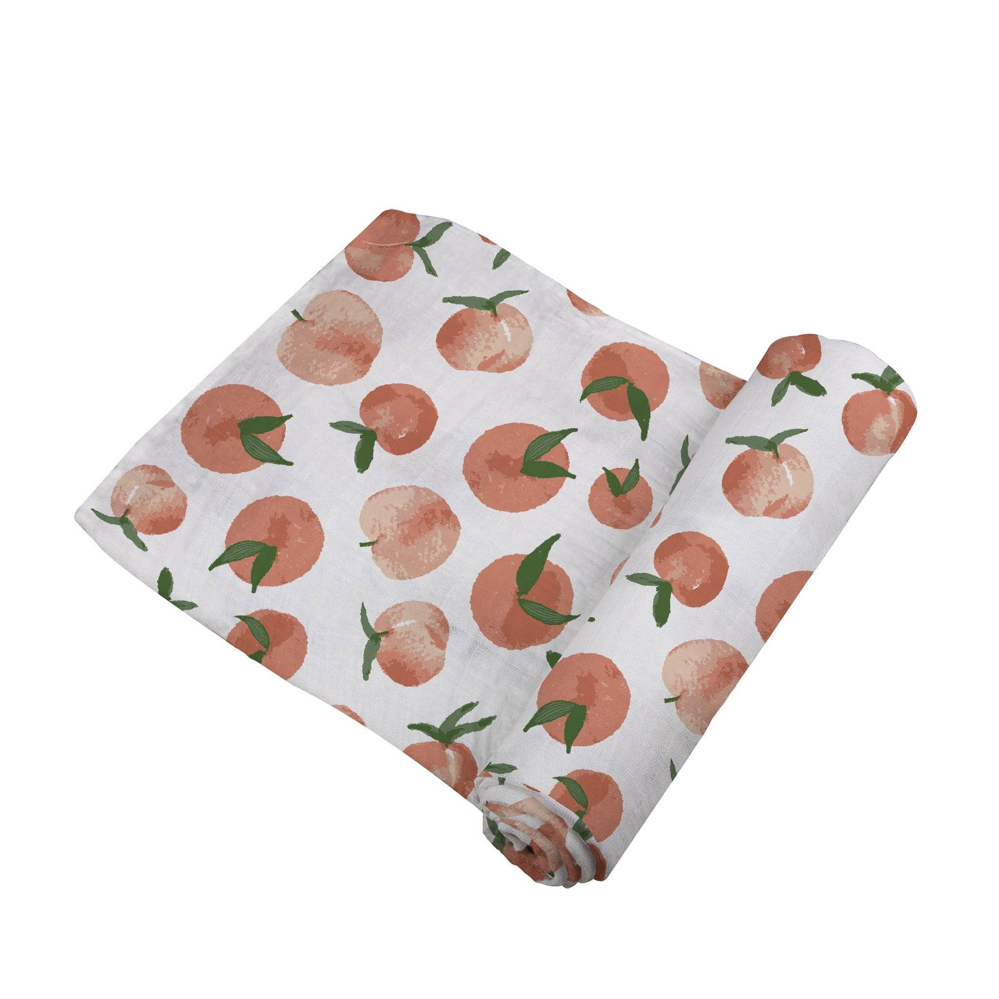 BABY - Carnelian Peaches Bamboo Swaddle - Image 2