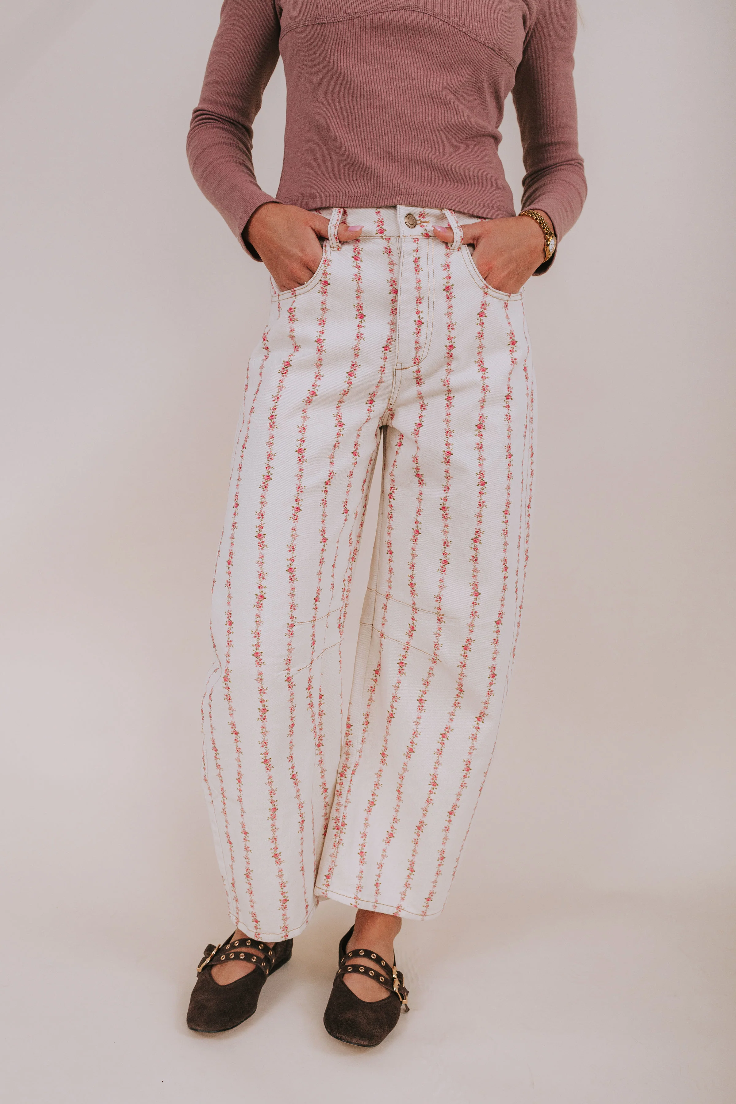 Flirty Florals Jeans