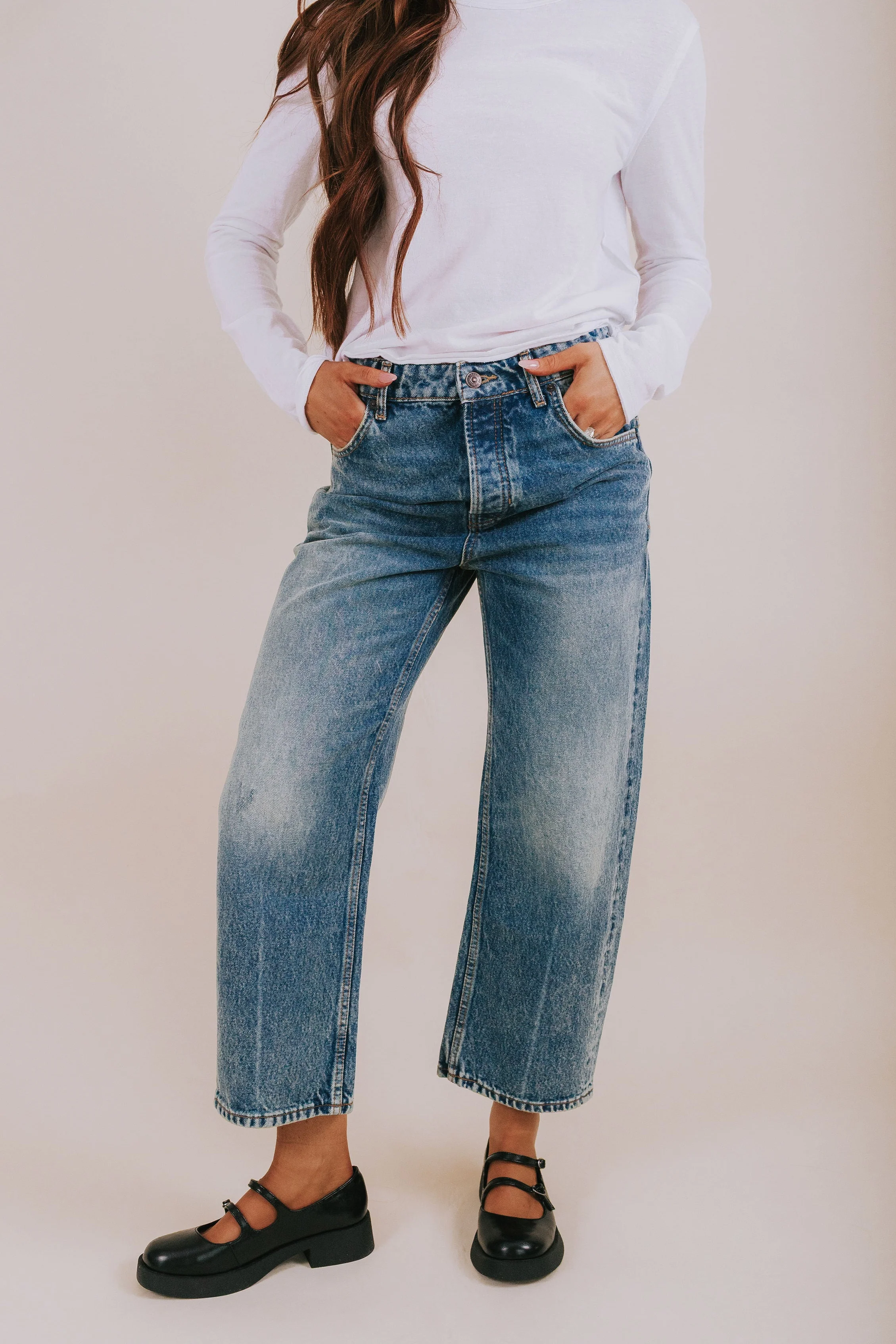 FREE PEOPLE - Deep Trance Dropped Boyfriend Jeans - 3 Colors! - Image 11