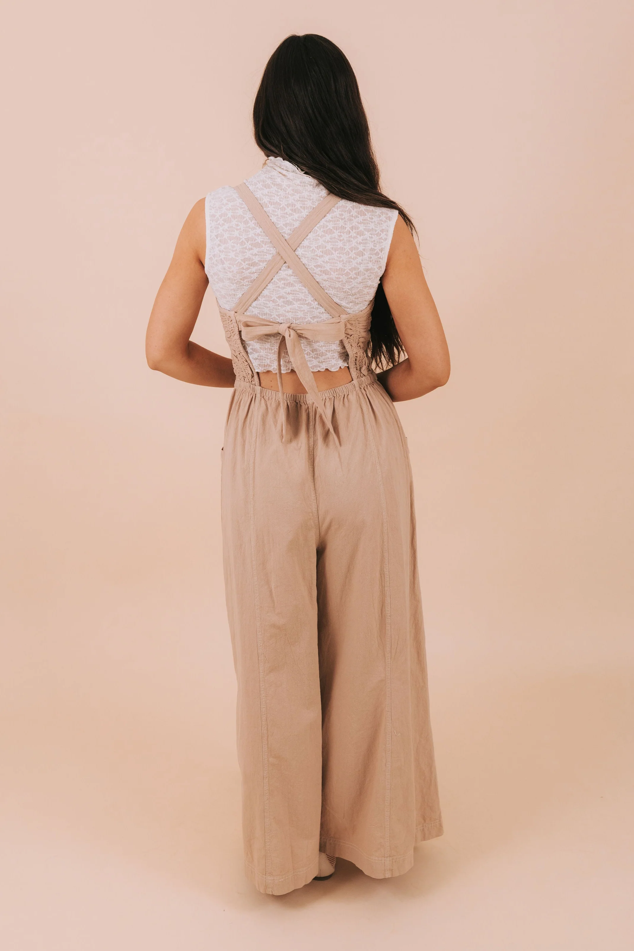 FREE PEOPLE - Forever And Always Ruched One-Piece Jumpsuit - Image 3