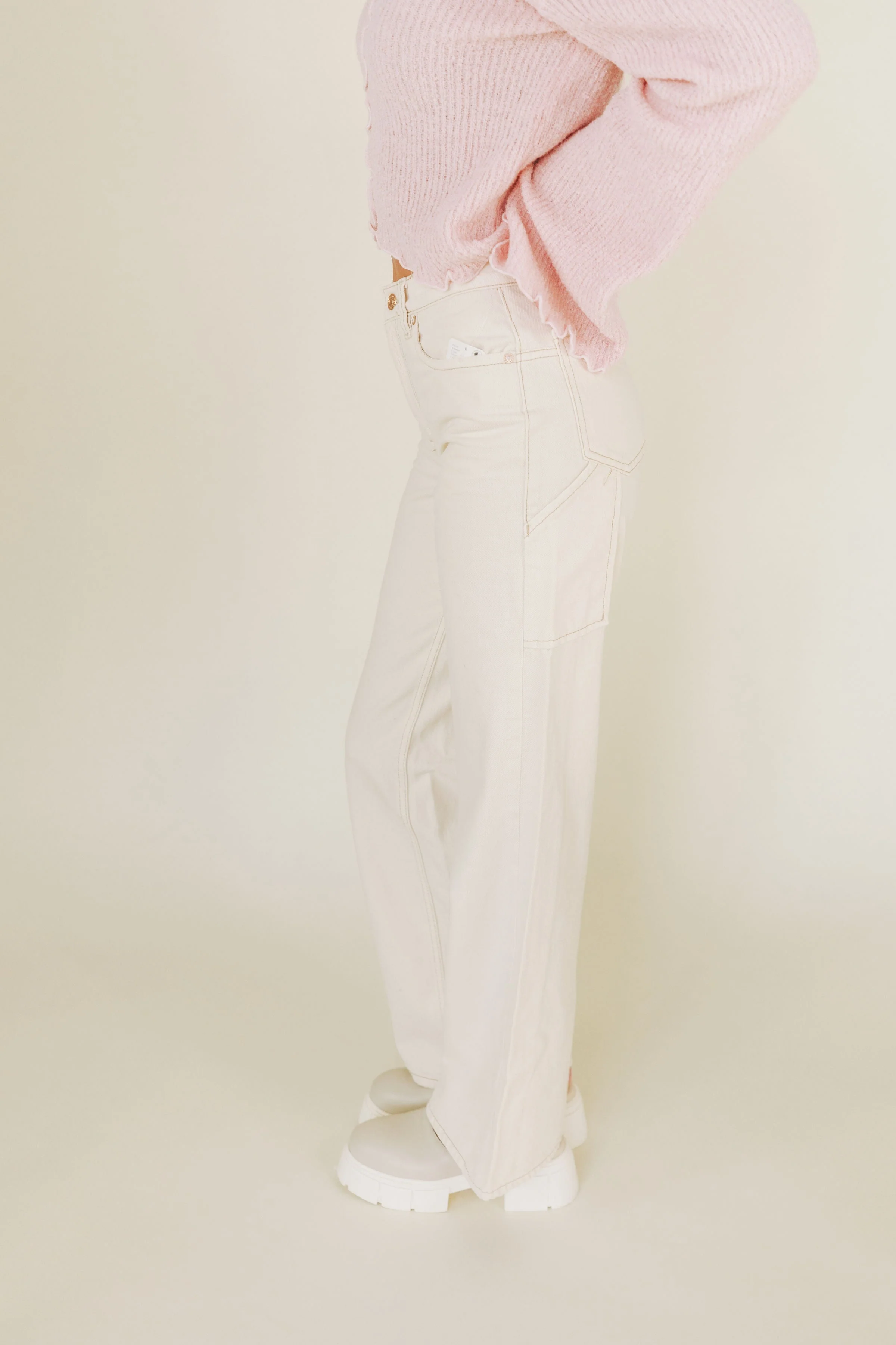FREE PEOPLE - Tinsley Baggy High-Rise Jeans - 2 Colors - Image 8