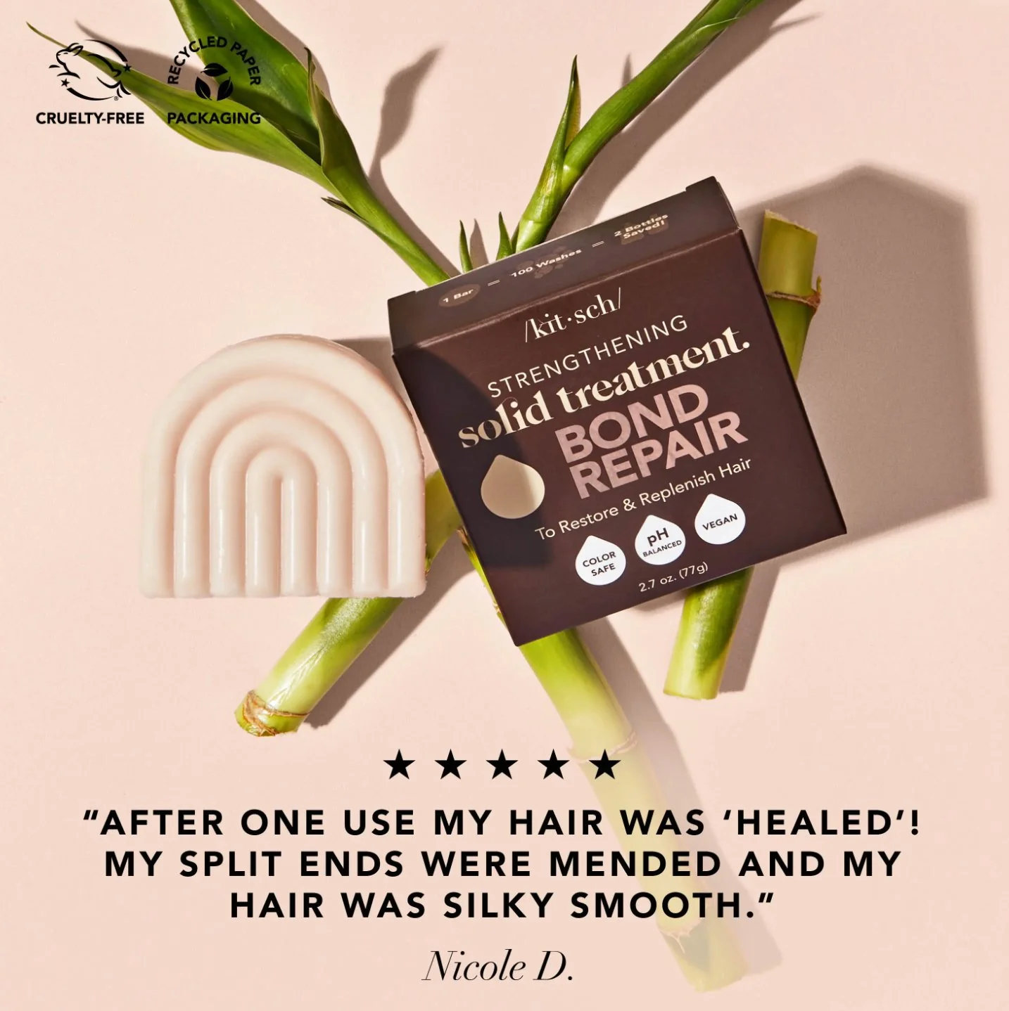 KITSCH -Strengthening Bond Repair Solid Hair Mask - Image 2