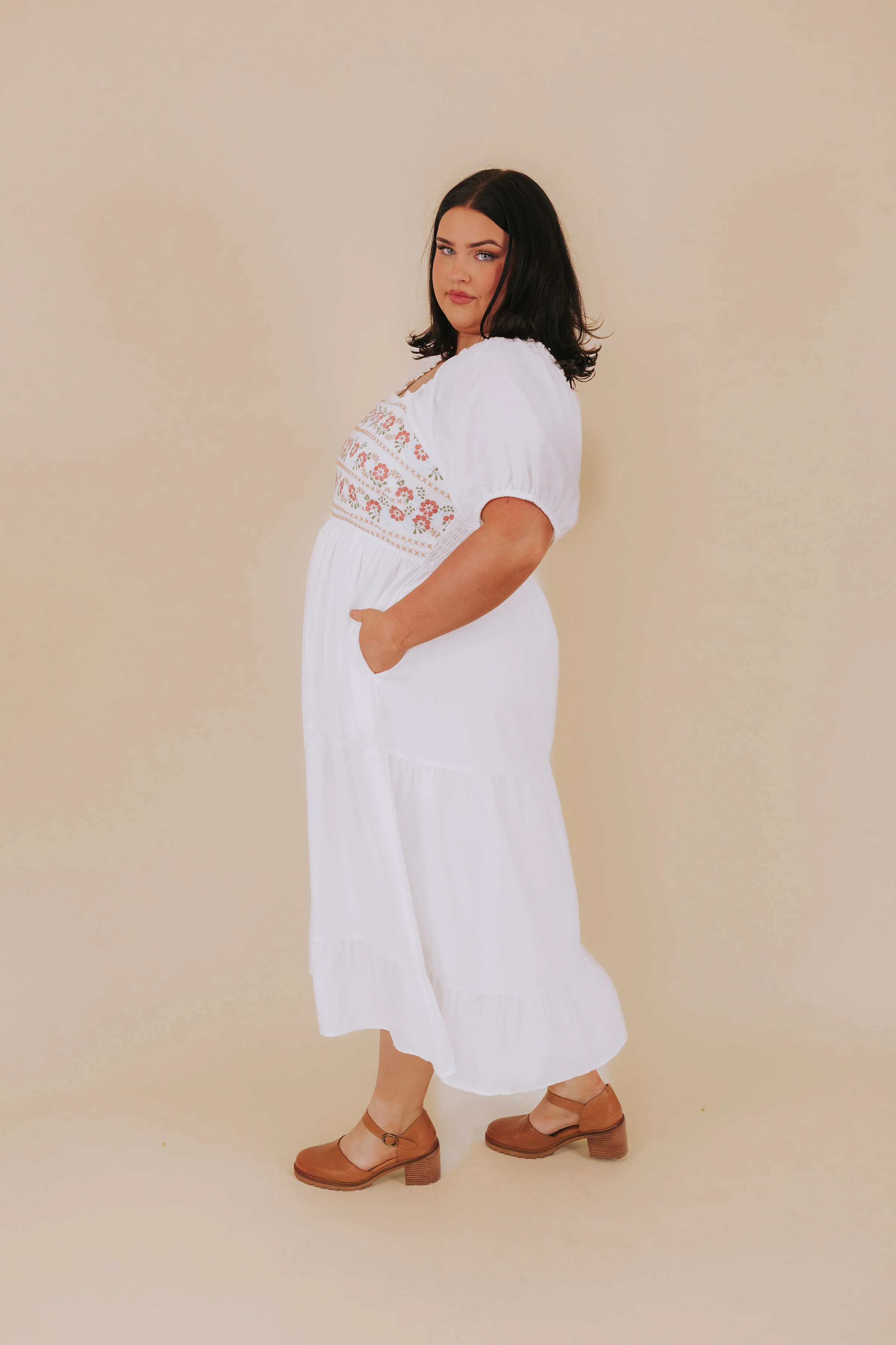 PLUS SIZE - Apple Orchard Dress - Image 3