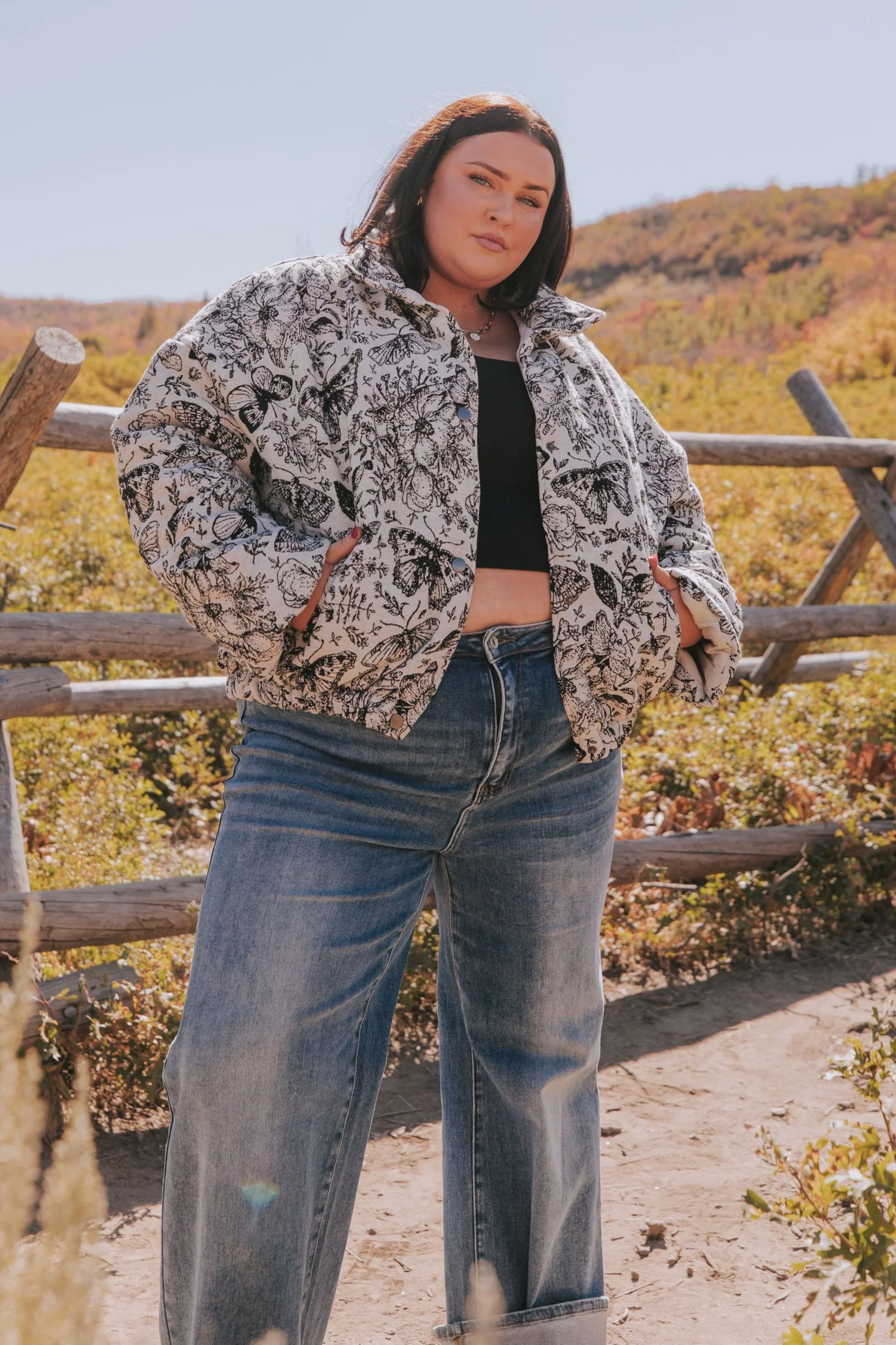 PLUS SIZE - Butterfly Wonder Jacket