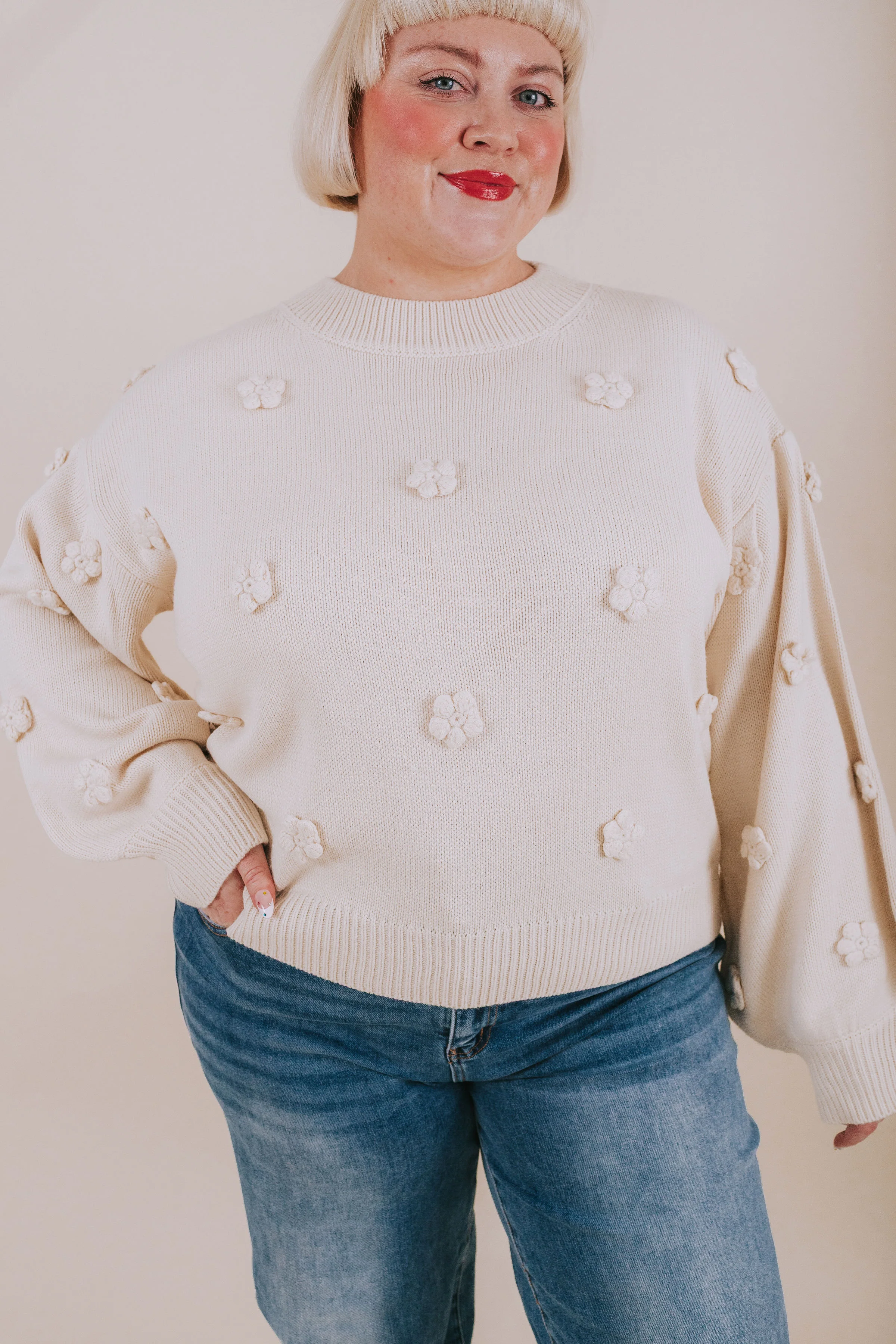 PLUS SIZE - Feeling Better Sweater - Image 3