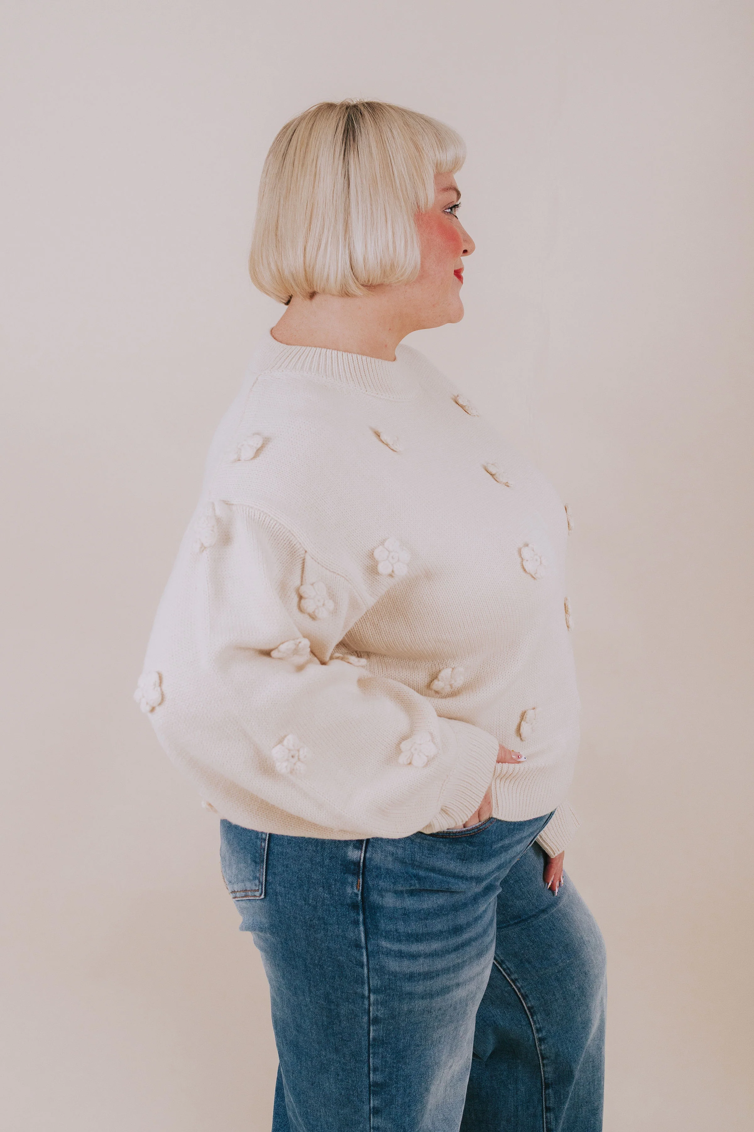 PLUS SIZE - Feeling Better Sweater - Image 4