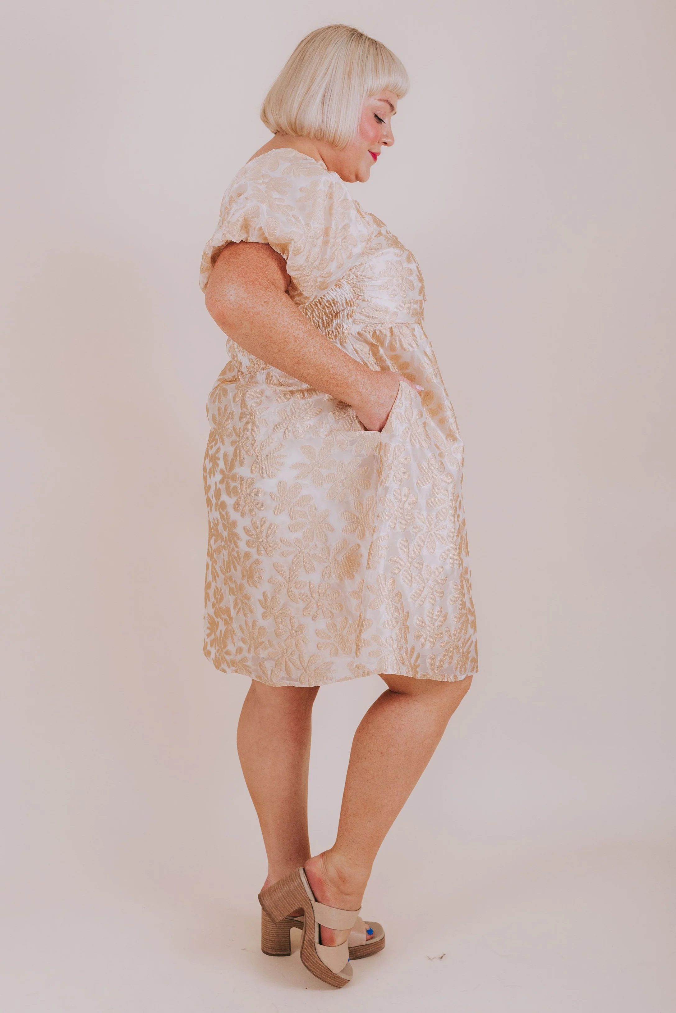 PLUS SIZE - Golden Sunrise Dress - Image 5