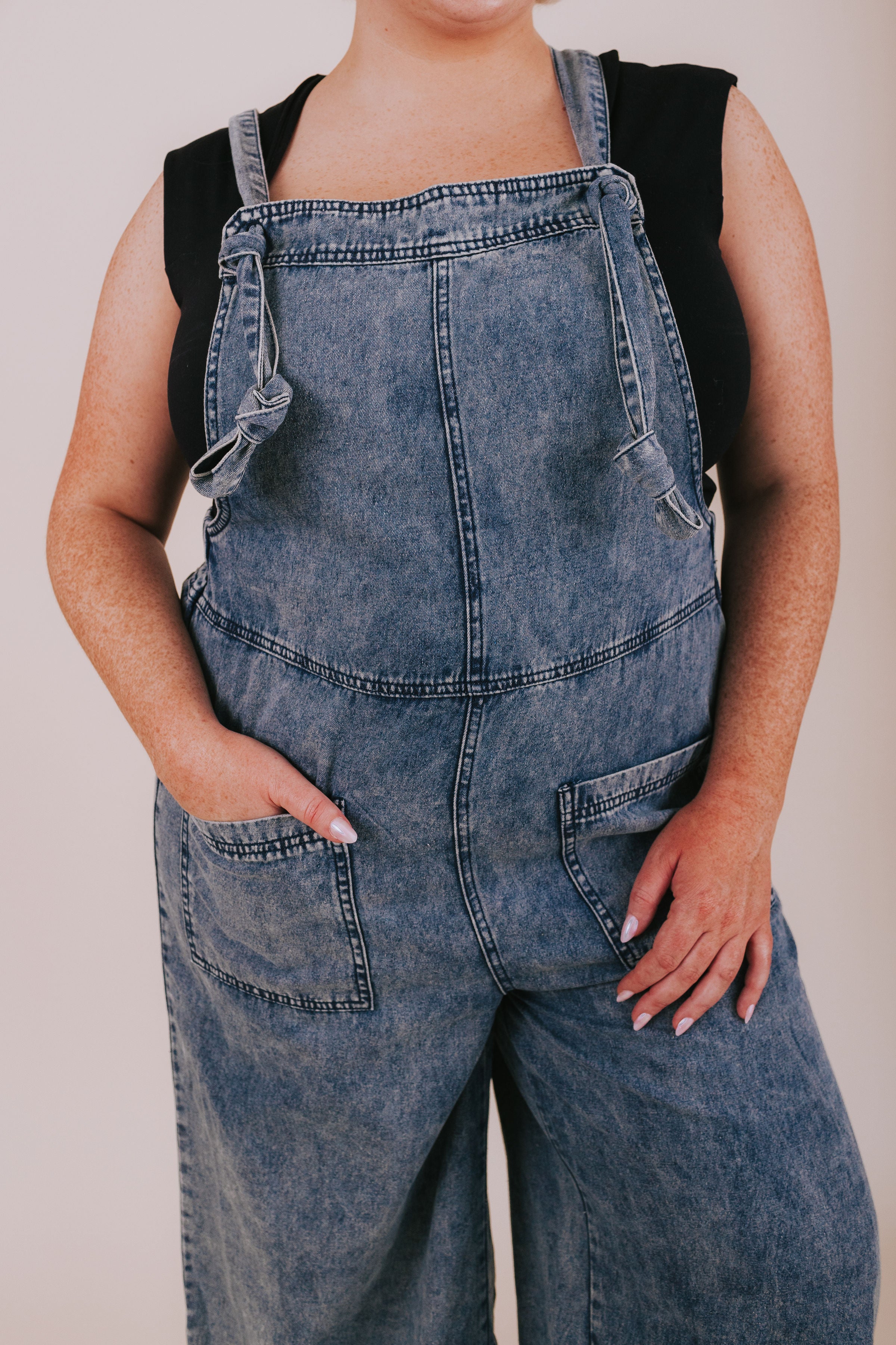 PLUS SIZE - Just Another Day Overalls - Image 4