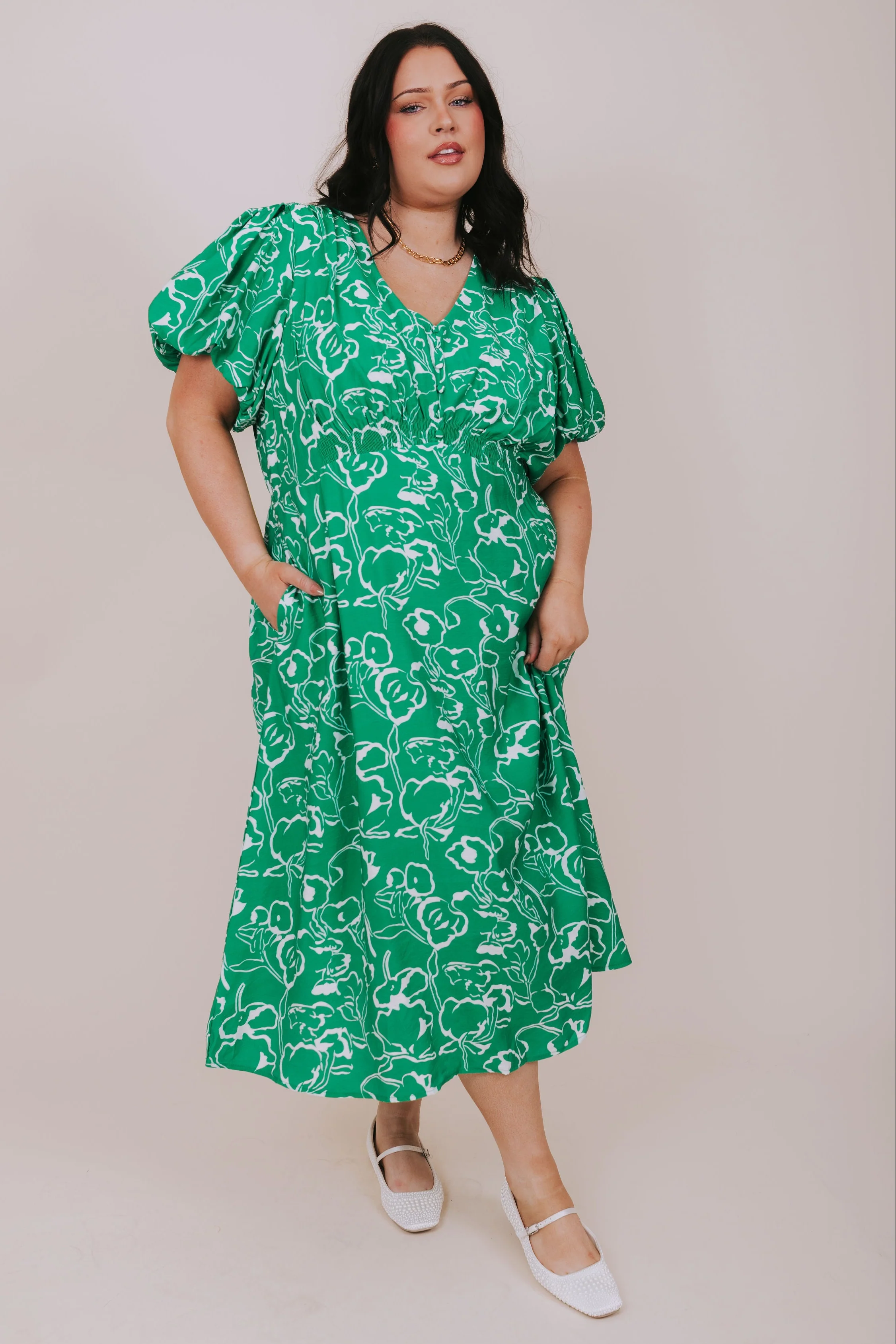 PLUS SIZE - Meadow Bloom Dress - Image 5