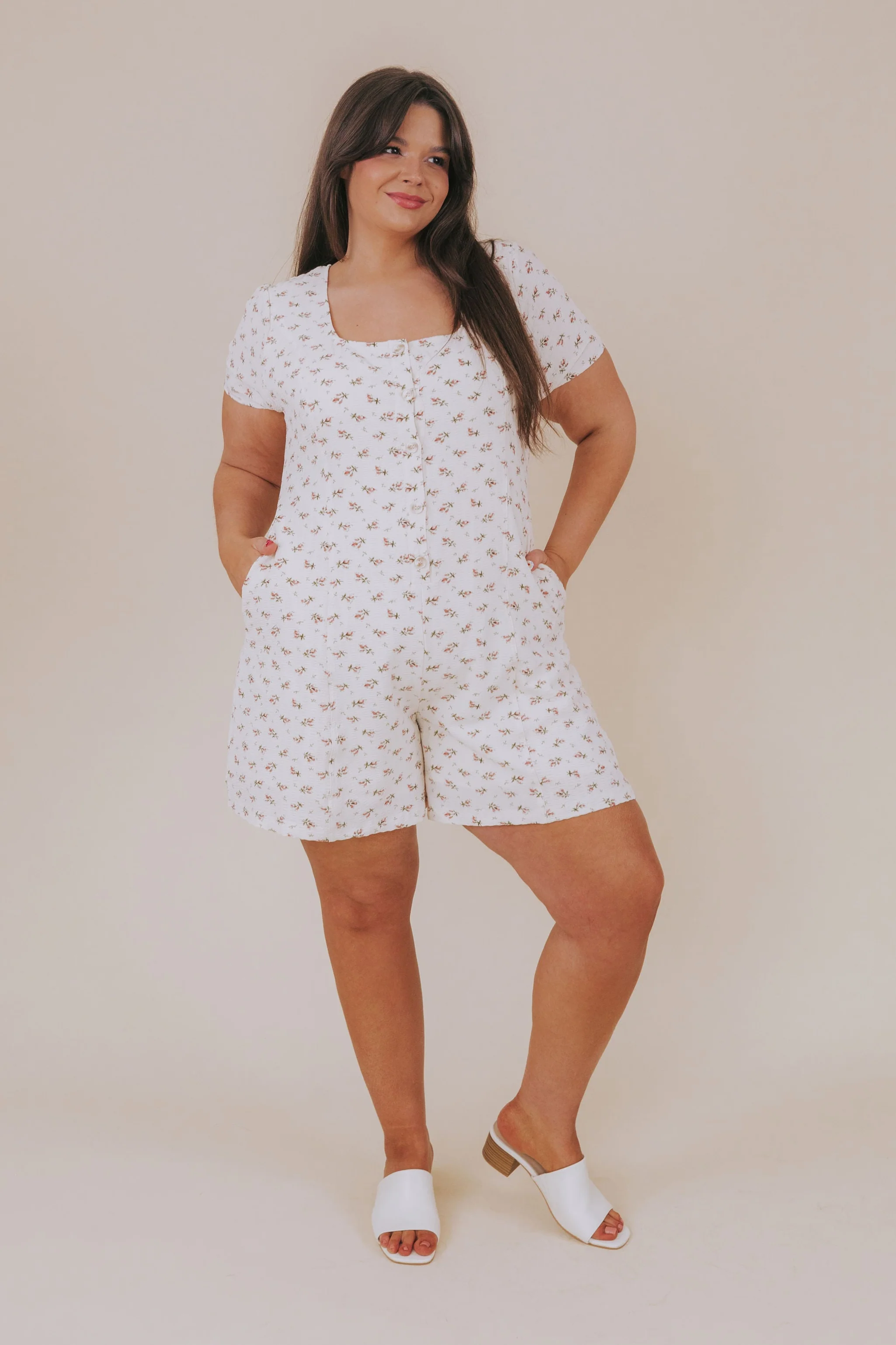 PLUS SIZE - Petal Pop Romper - Image 5