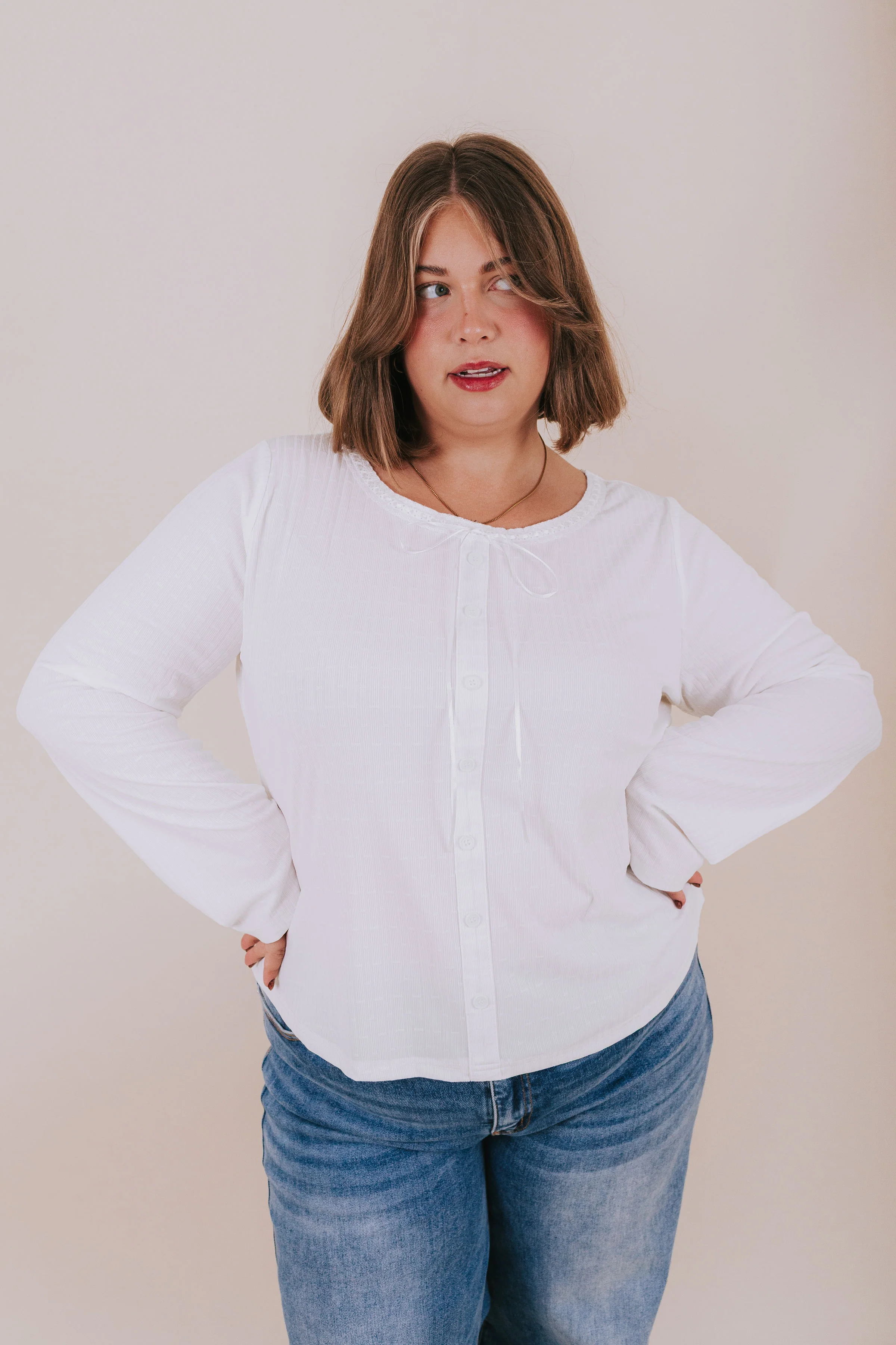 PLUS SIZE - Put On A Smile Top - Image 3