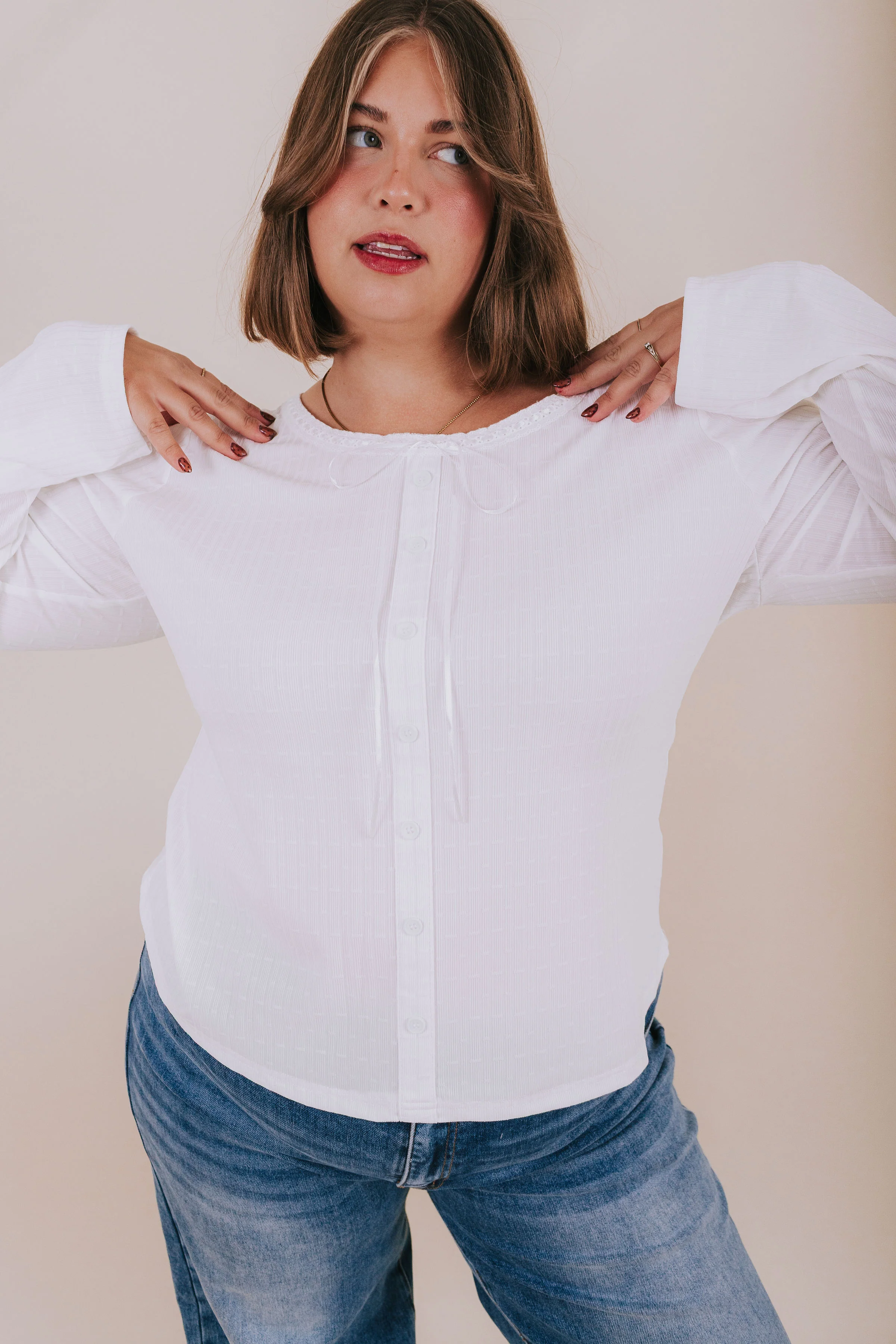 PLUS SIZE - Put On A Smile Top - Image 5