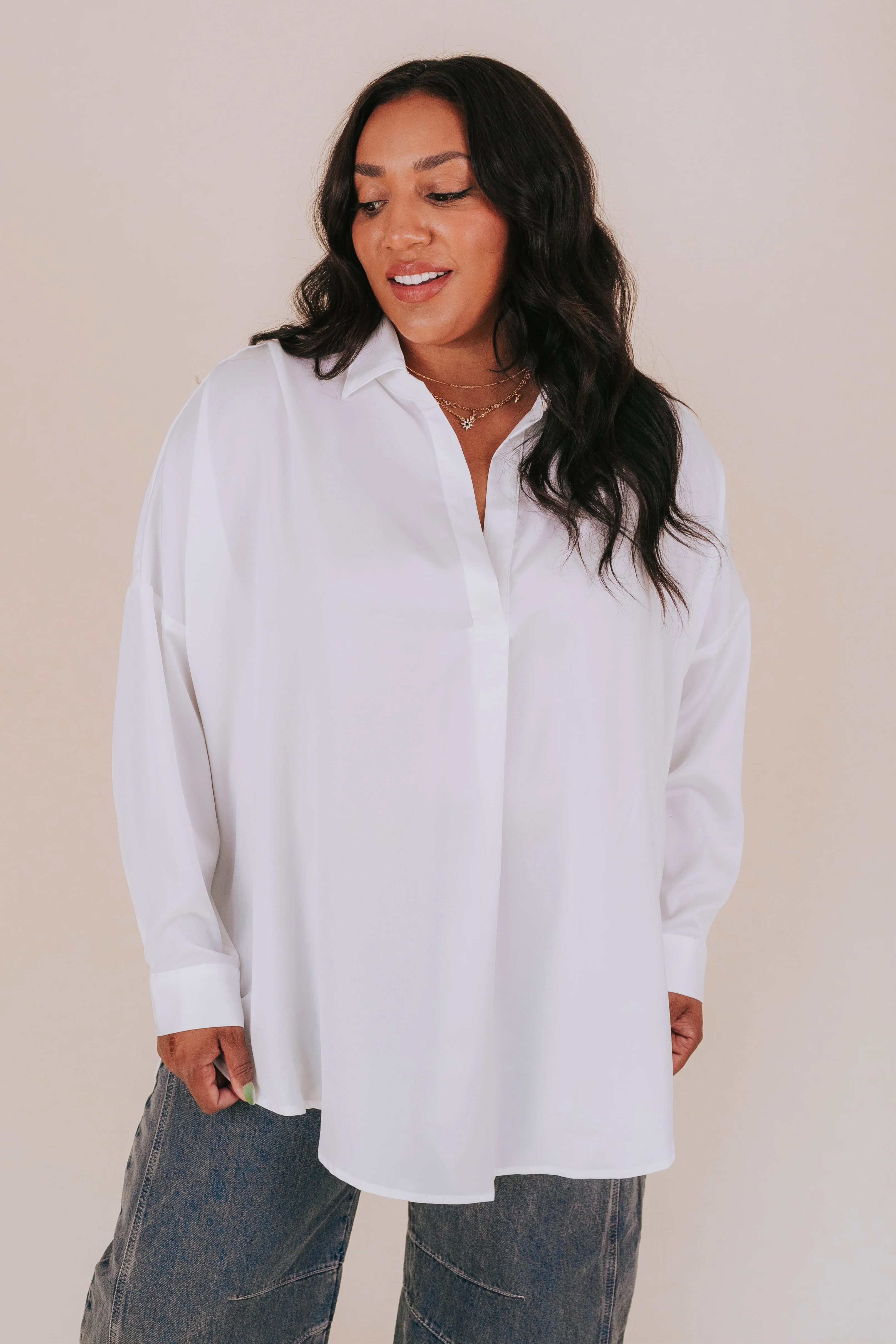 PLUS SIZE - Talk Too Much Top