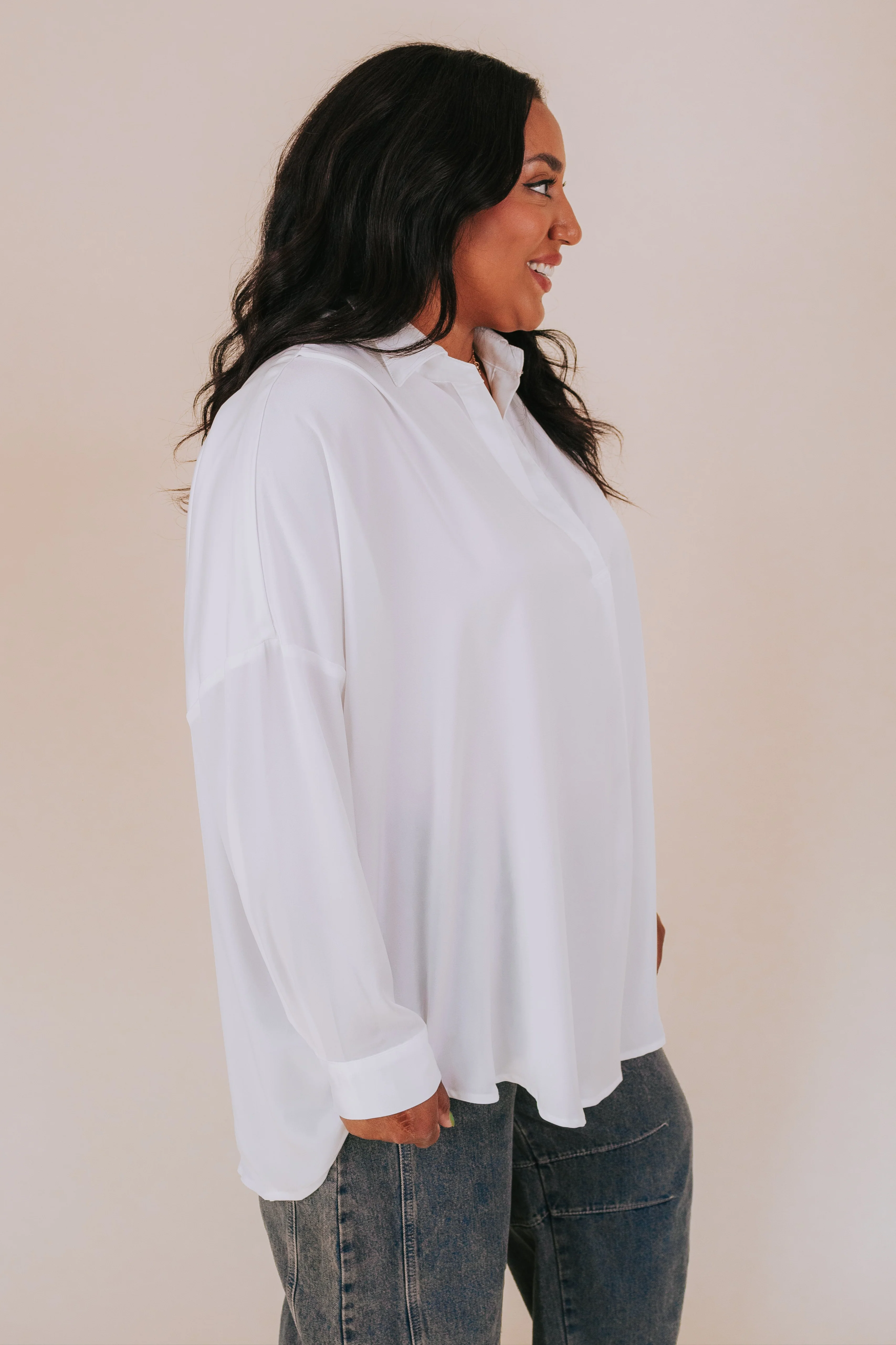 PLUS SIZE - Talk Too Much Top - Image 5
