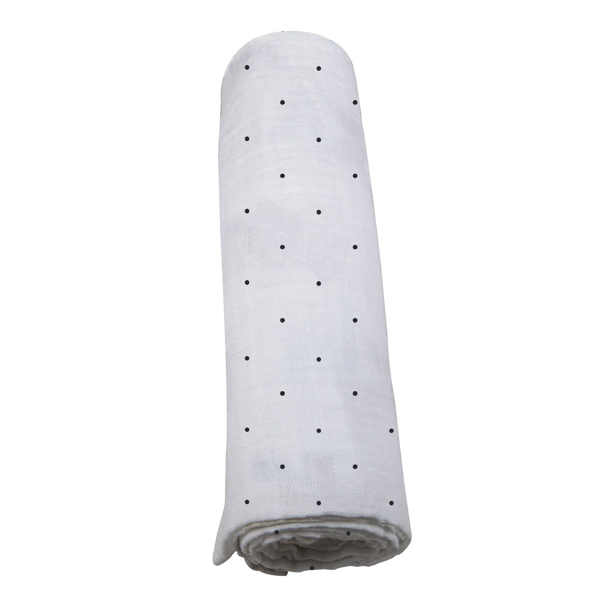 BABY - Polka Dot Bamboo Swaddle - Image 5