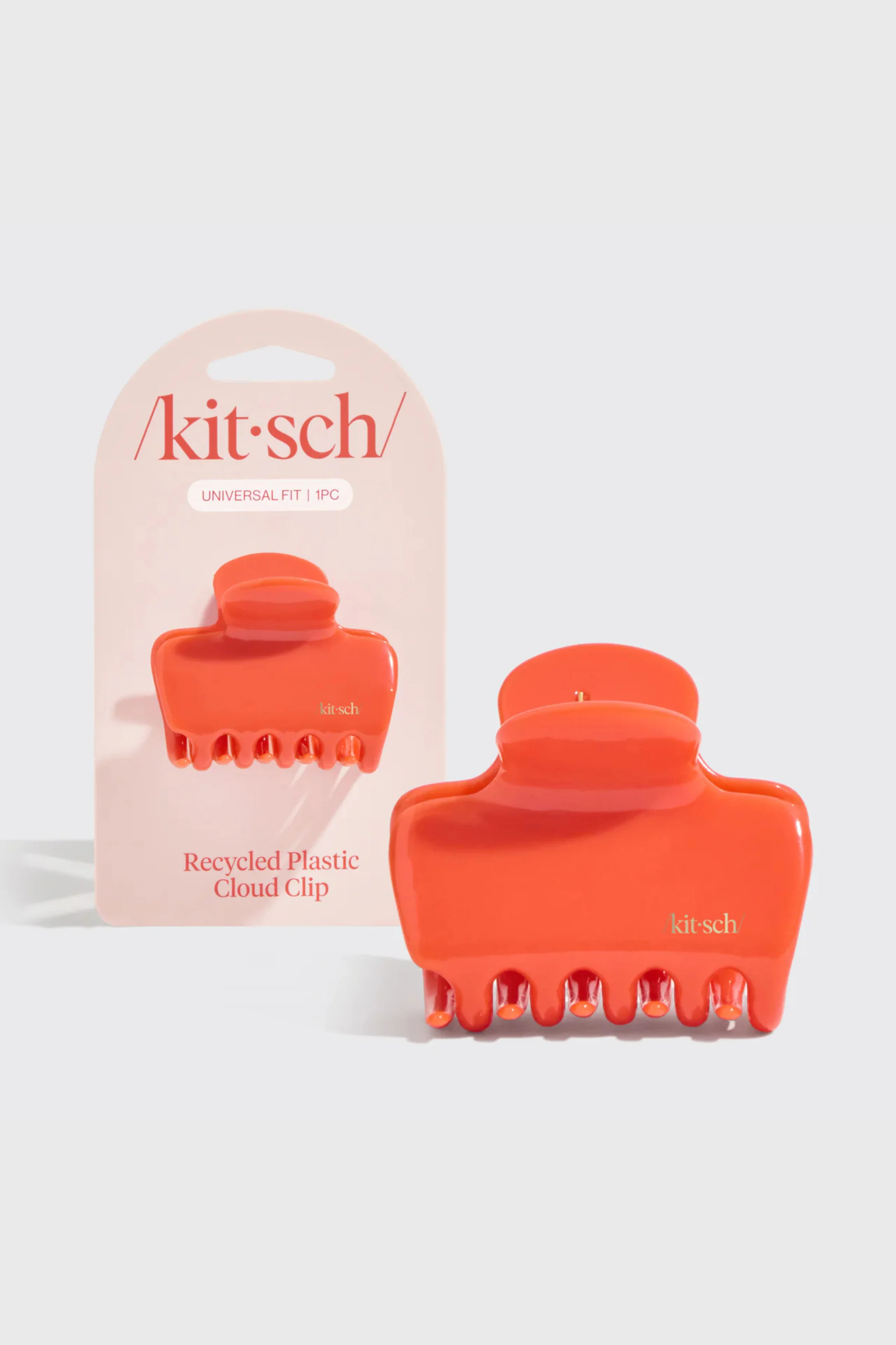 KITSCH - Recycled Plastic Medium Cloud Clip - Cherry
