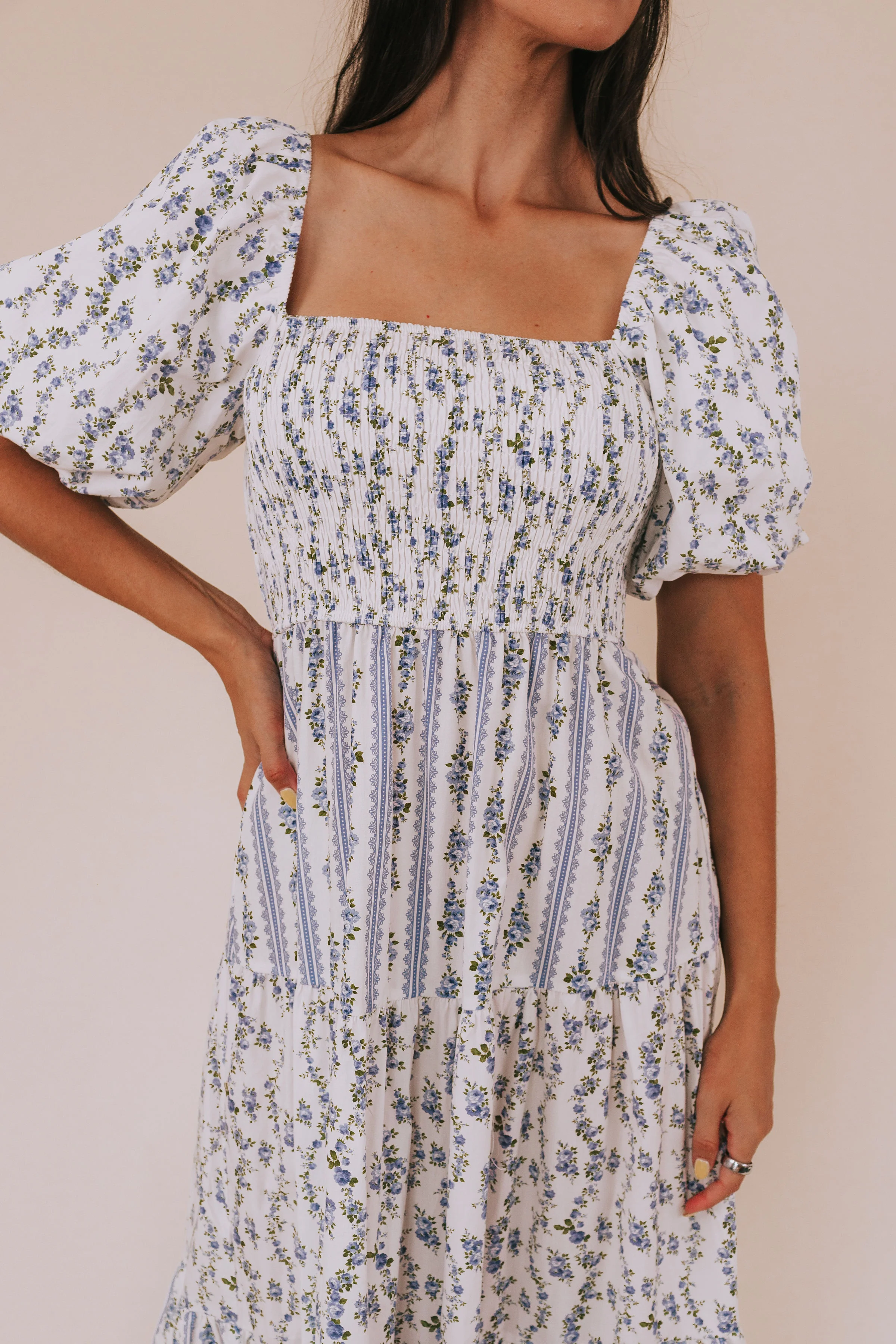 Santorini Skies Dress - Image 3