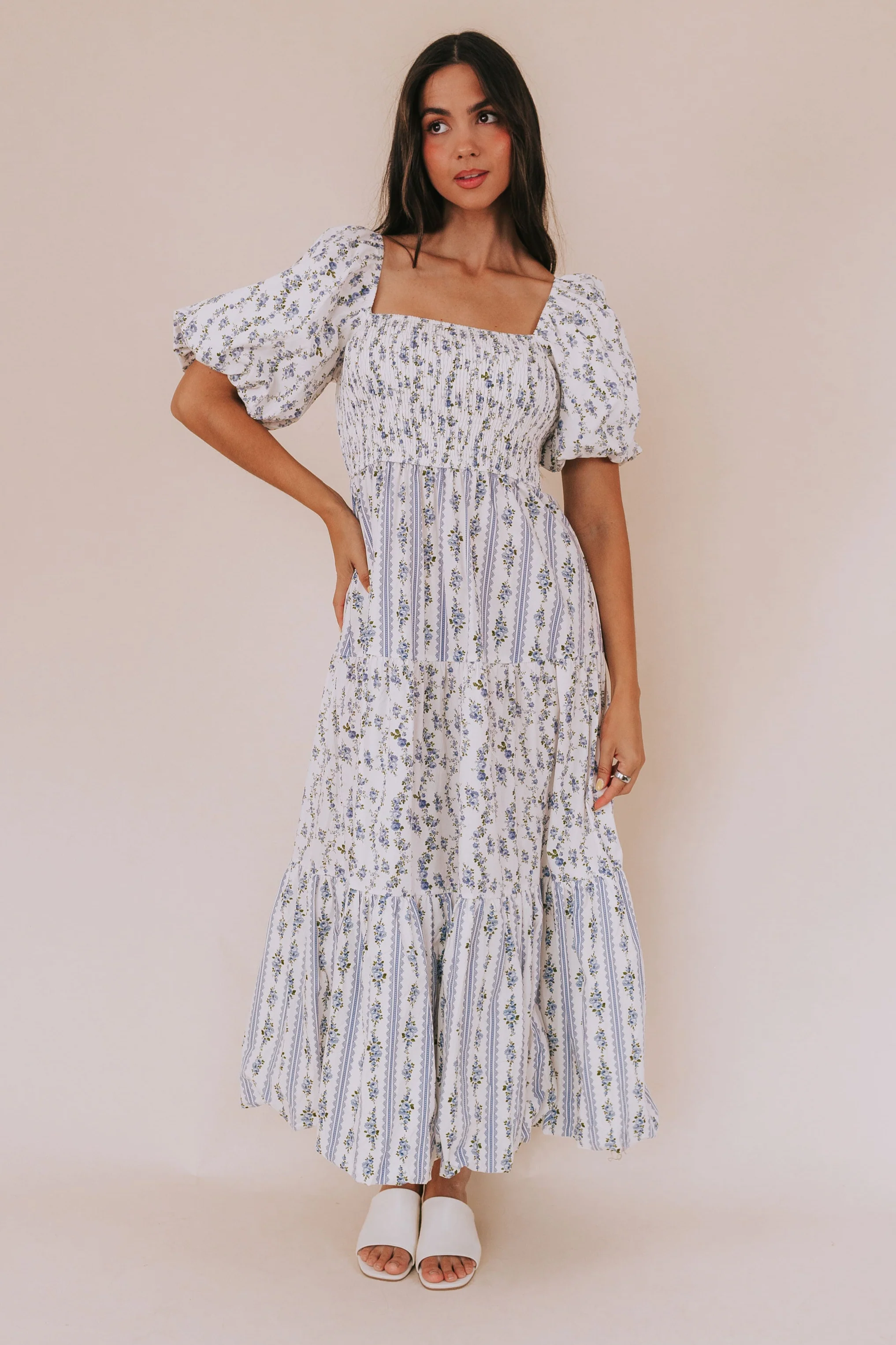 Santorini Skies Dress - Image 5