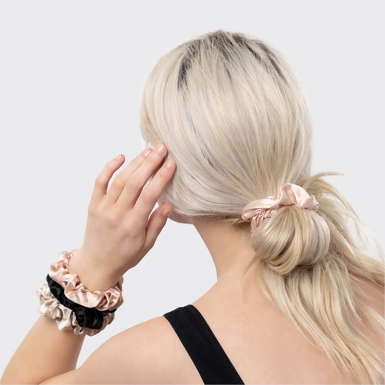 KITSCH - Satin Sleep Scrunchies 5pc - Assorted - Image 6