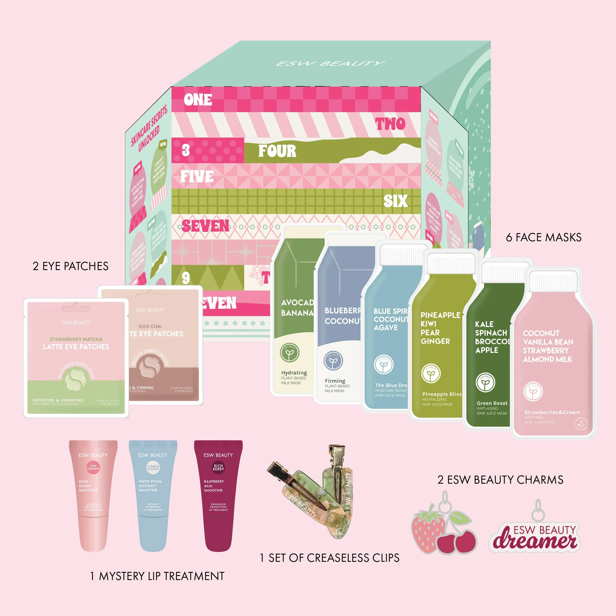 ESW BEAUTY - Snow Globe Beauty Vault 12 Day Advent Calendar - Image 5