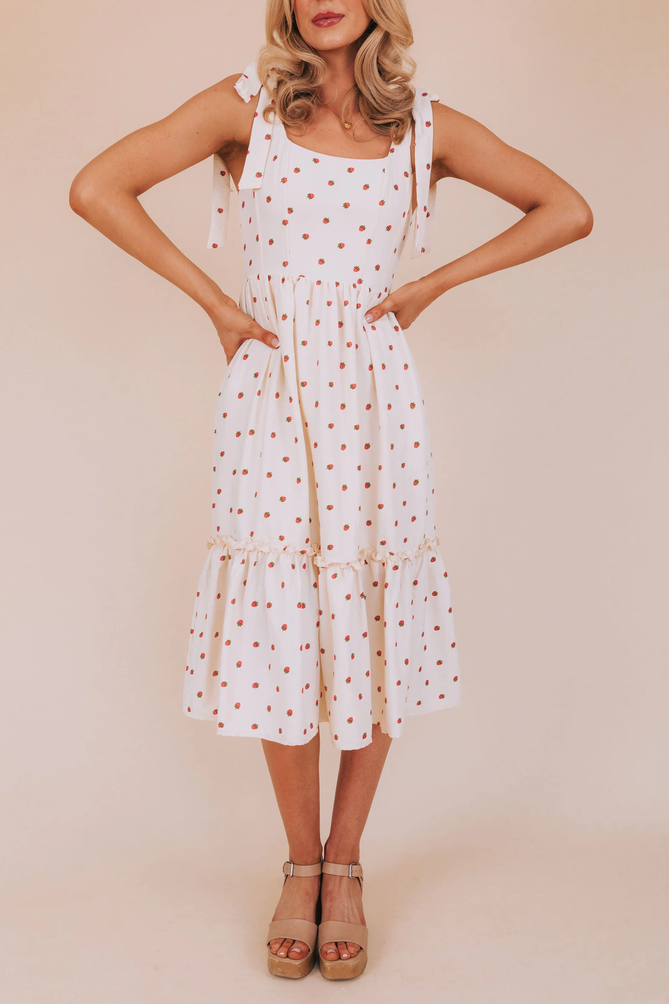 Strawberry Kisses Dress - Image 2