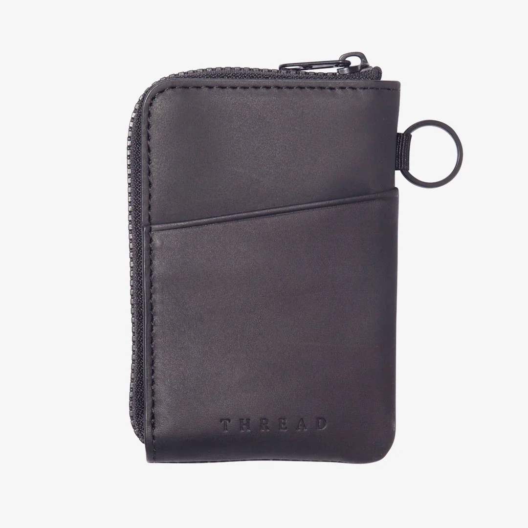 THREAD - Black Zipper Wallet - Image 3