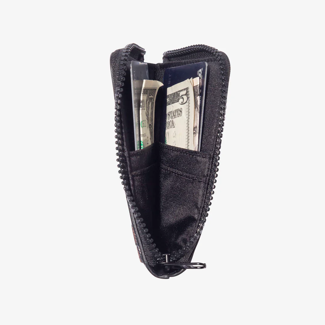 THREAD - Black Zipper Wallet - Image 4