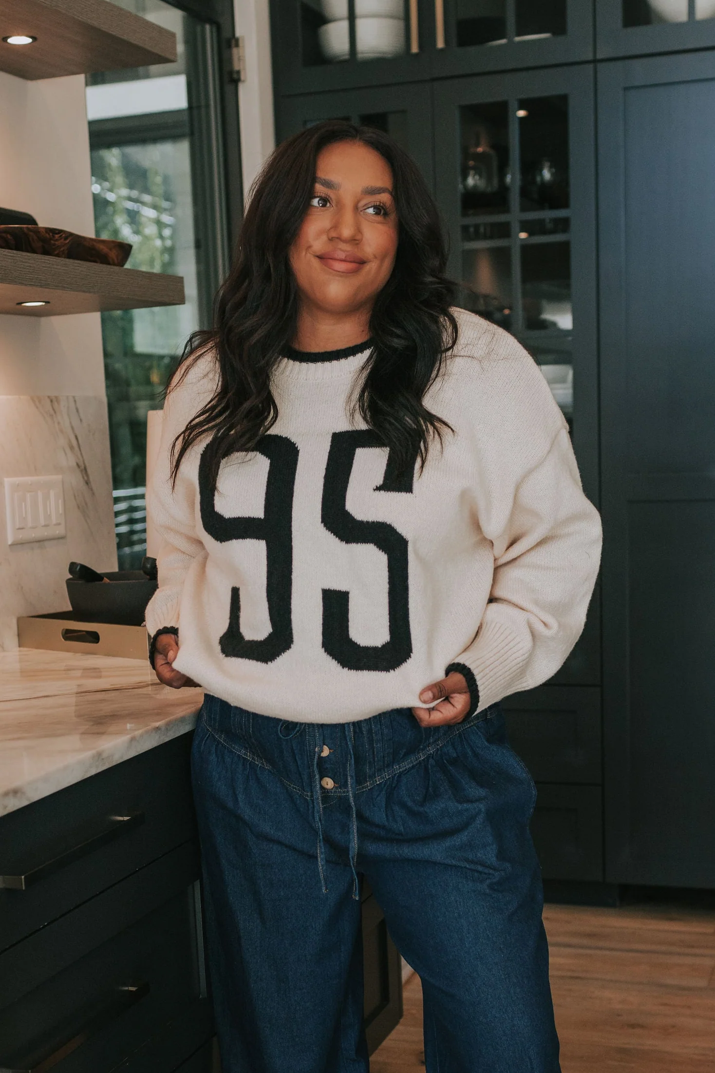 PLUS SIZE - Varsity Chic Sweater - Image 2