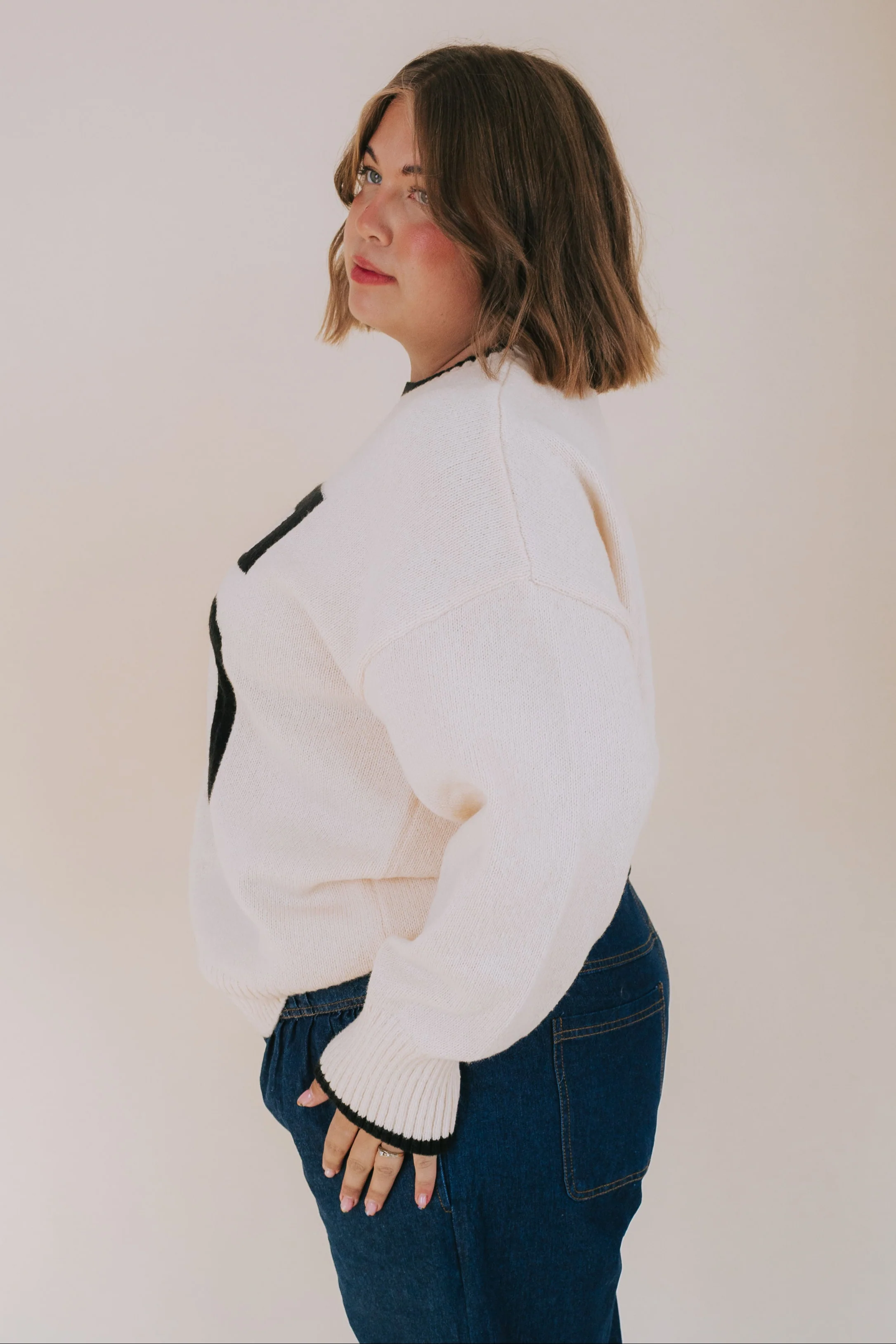 PLUS SIZE - Varsity Chic Sweater - Image 4